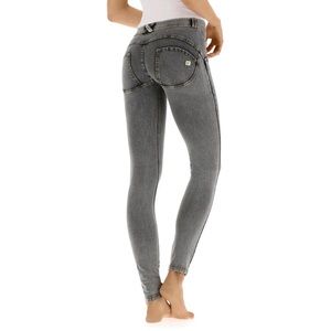 Freddy WR.UP Washed Gray Low Rise Jeggings Leggings XXS
